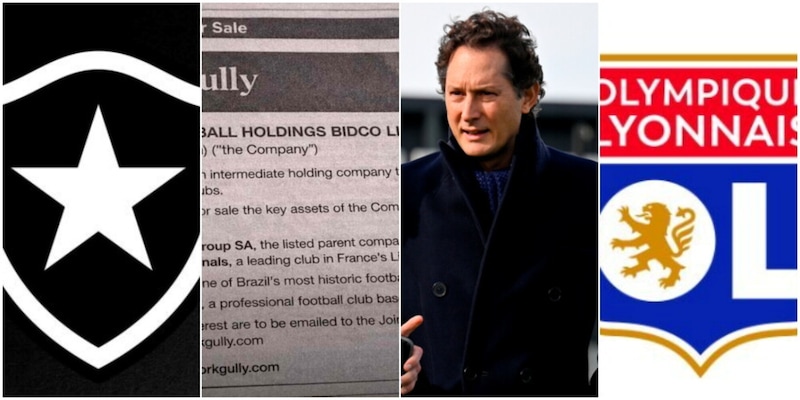 AAA Vendesi: Botafogo e Lione all&rsquo;asta con un annuncio sul giornale. "Anche Elkann interessato"