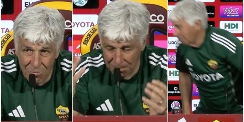 Gasperini: "Non sono una brutta persona". Poi lascia la conferenza in lacrime e sbatte la porta&nbsp;