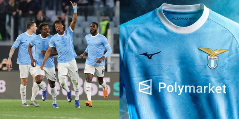 Lazio, ufficiale: Polymarket &egrave; il nuovo sponsor. Ecco la cifra che incasser&agrave; il club&nbsp;