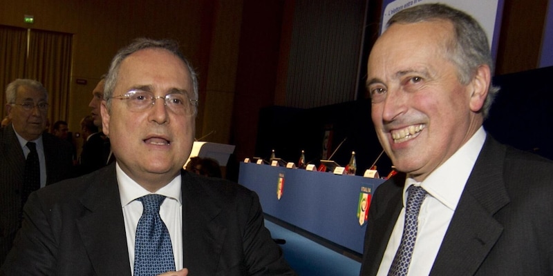 Abete e Lotito contro Malag&ograve;, la sfida per la Figc si apre: il presidente Lazio vuole il commissario!