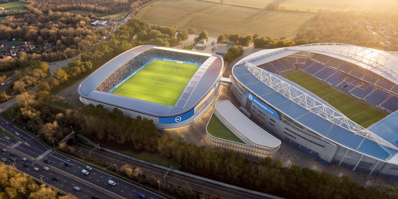 &Egrave; del Brighton il primo stadio femminile in Europa: fasciatoi, aree per allattamento e passeggini