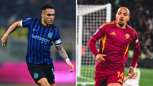 "Lautaro, destro da 9 e leader da 10. Ai colpi speciali di Malen 8": i voti di Mauro ai bomber di Inter-Roma
