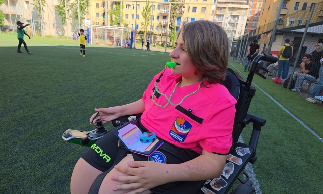 Michele Croce, primo arbitro in carrozzina: "È andata bene ed ero più veloce dei giocatori! Figc, cambia le regole"
