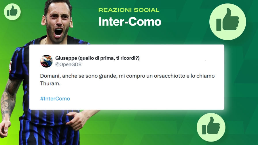 Inter-Como, le reazioni social: "Pazza Inter!". E quante lodi per Martinez