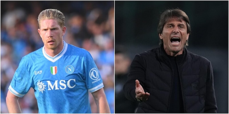 Napoli, Conte pi&ugrave; realista del re De Bruyne
