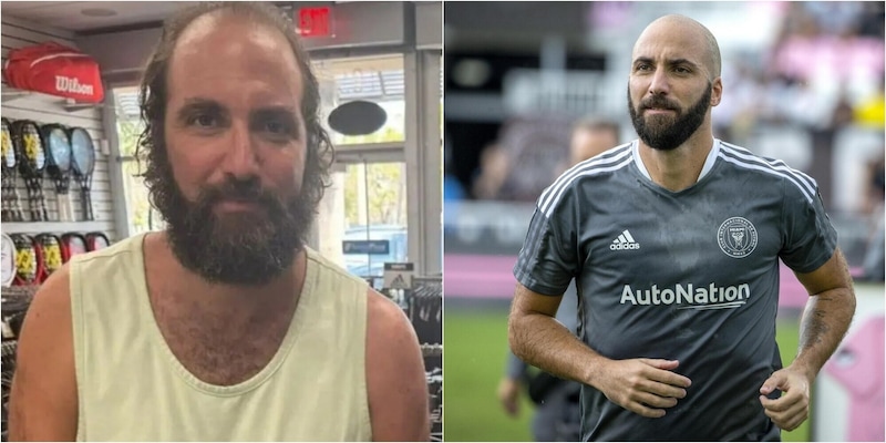 La foto di Higuain a Miami fa impazzire tutti sui social: ma &egrave; veramente lui o &egrave; AI?