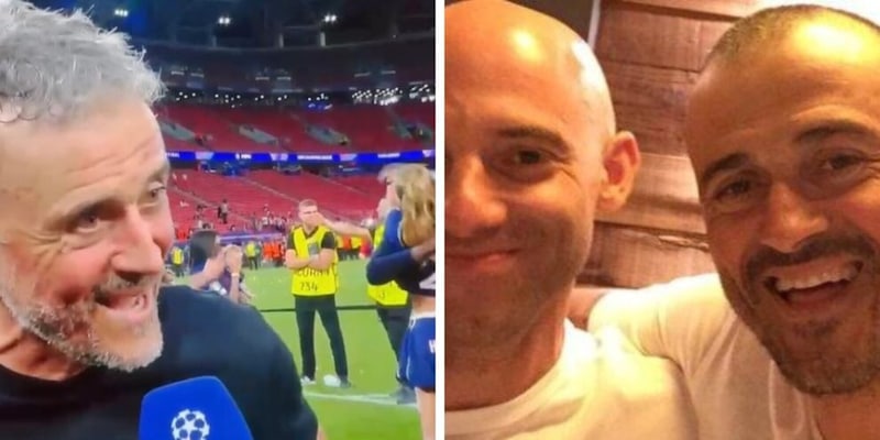 Perch&eacute; Luis Enrique, per la seconda volta, ha salutato l'interprete della Roma Claudio Bisceglia: tutto nasce da una grigliata...