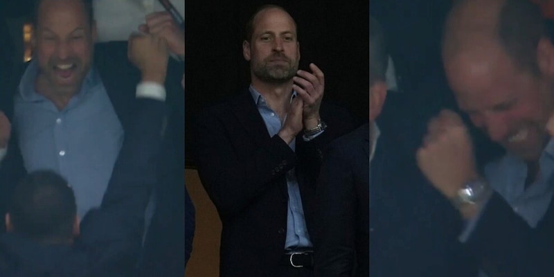 Il principe William sempre pi&ugrave; scatenato per il suo Aston Villa: l'esultanza reale per la vittoria dell'Europa League