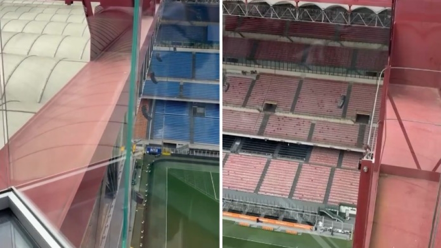 VIDEO San Siro come non lo avete mai visto: ora si può camminare sulle travi!