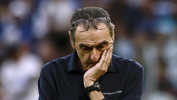 Lazio, Sarri: "Più colpa nostra che meriti loro. Romagnoli? Rosso da Var"