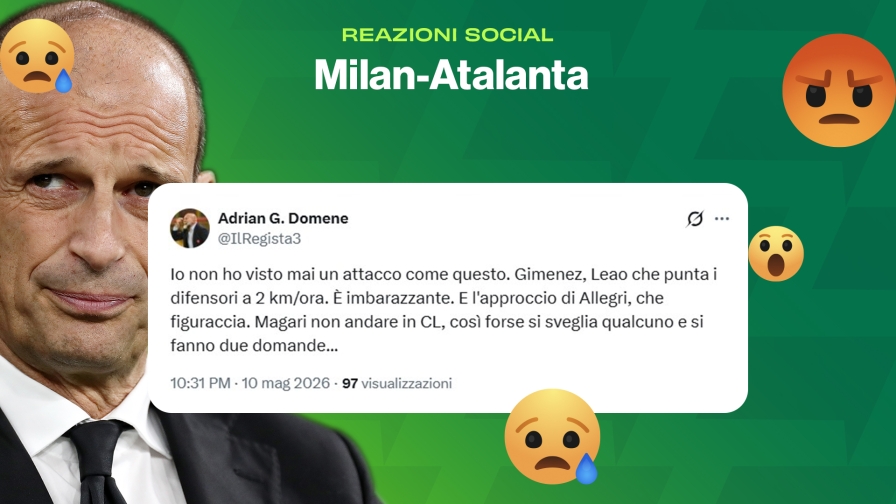 Dalle critiche ad Allegri a quelle agli attaccanti: Milan, tifosi furiosi sui social