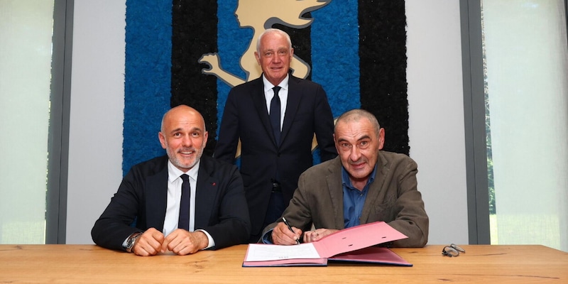 Sarri &egrave; il nuovo allenatore dell'Atalanta: il comunicato ufficiale