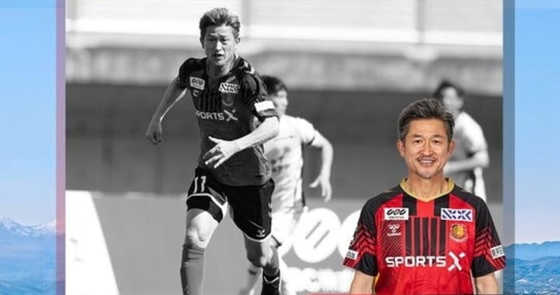 Miura festegger&agrave; i 60 anni in campo: lo storico ex Genoa rinnova col Fukushima, 42&ordf; stagione da pro