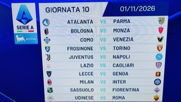 Il calendario della Serie A 2026-27: Milan-Inter alla 10ª giornata, il derby d'Italia all'ultima d'andata