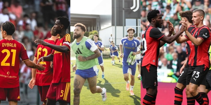 Roma, Juve e Milan saranno trasmesse gratis in tv: ecco dove e quando vedere le amichevoli