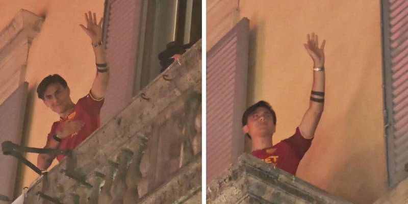 Dybala a sorpresa: a mezzanotte spunta alla festa dei tifosi della Roma. &Egrave; delirio e lui si emoziona