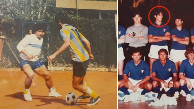 "Alto, furbo, gran tiro e...": quando Malagò era azzurro di calcio a 5, e sfidava pure Maradona