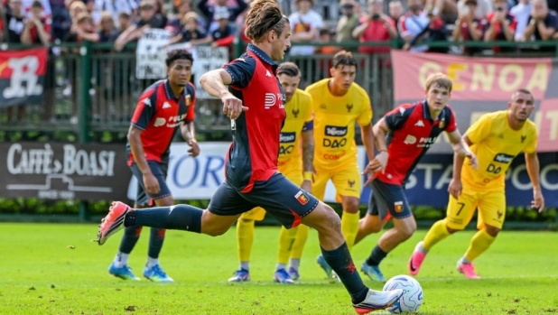 Genoa, 2-1 al Trento in amichevole: gol di Colombo su rigore e Puczka su punizione