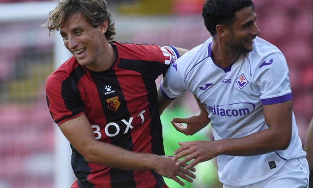 La Fiorentina batte il Watford grazie a Piccoli: emozione per il ritorno di Bove da avversario