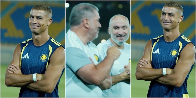 Cristiano Ronaldo torna all'Al Nassr dopo le vacanze: il nuovo look e l'applauso per il matrimonio con Georgina