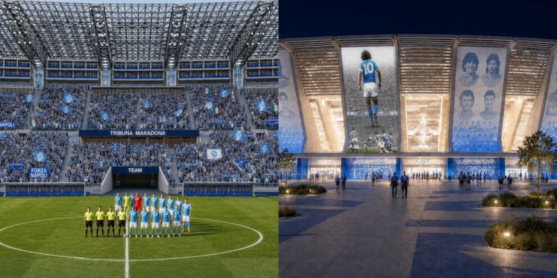 Un investimento da 200 milioni, pi&ugrave; posti e 16 sky box per i vip: ecco il progetto per lo Stadio Maradona