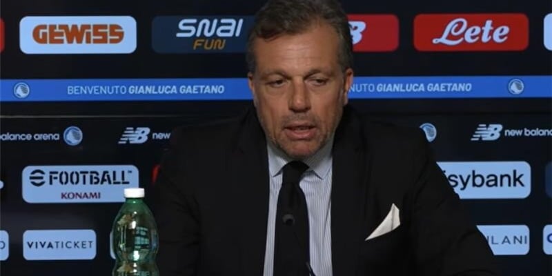 Giuntoli: "Migliorato in poco tempo il modo di pensare dell'Atalanta". Su Sarri: "L'acquisto pi&ugrave;..."