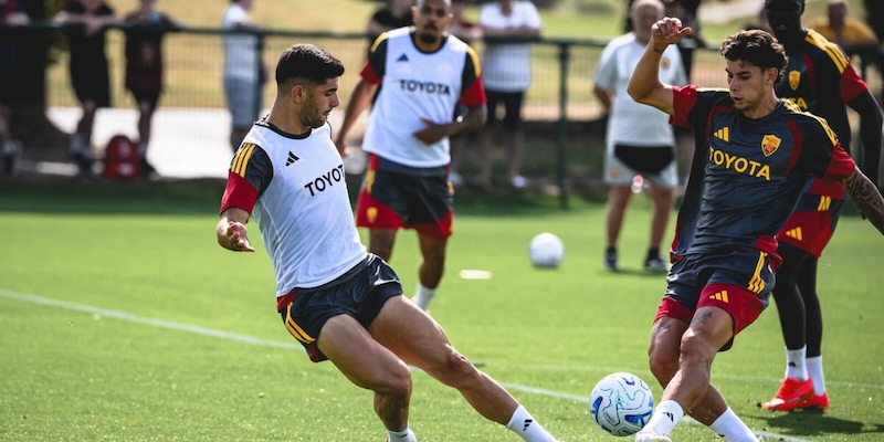 Intensit&agrave;, ritmo e pressione: la Roma si allena con Kourialikis ma senza Wesley