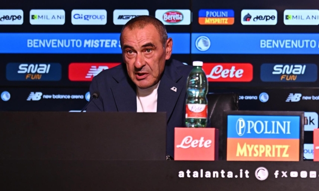 Sarri: "Atalanta sfortunata nel sorteggio, con l'Hapoel sarà dura". CDK ancora in dubbio