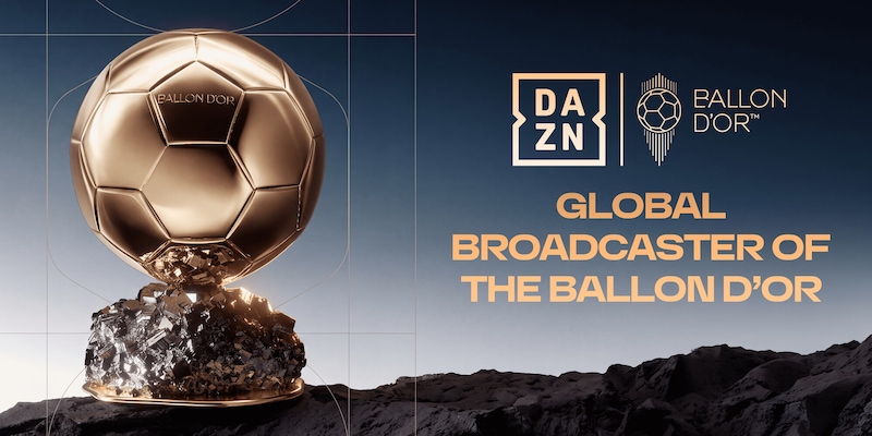 &nbsp;Il Pallone d'Oro 2026 sar&agrave; trasmesso in diretta su Dazn