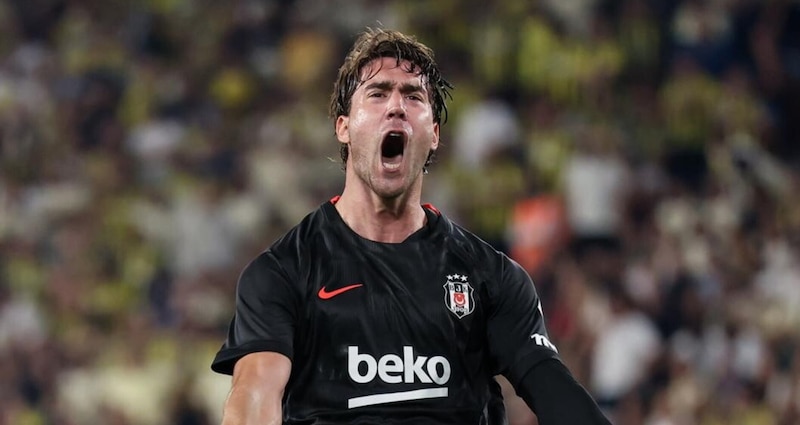 Vlahovic decisivo in Fenerbahce-Besiktas, vince Italiano: Roma spettatrice interessata