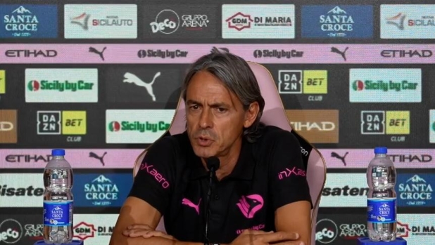 Palermo, Inzaghi: "Ok la vittoria, ma siamo andati in tilt per 10 minuti. Serie B? Sarà dura"