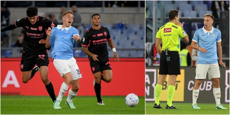 Moviola Lazio-Parma: svista Arena, su Frattesi c'era un rigore netto