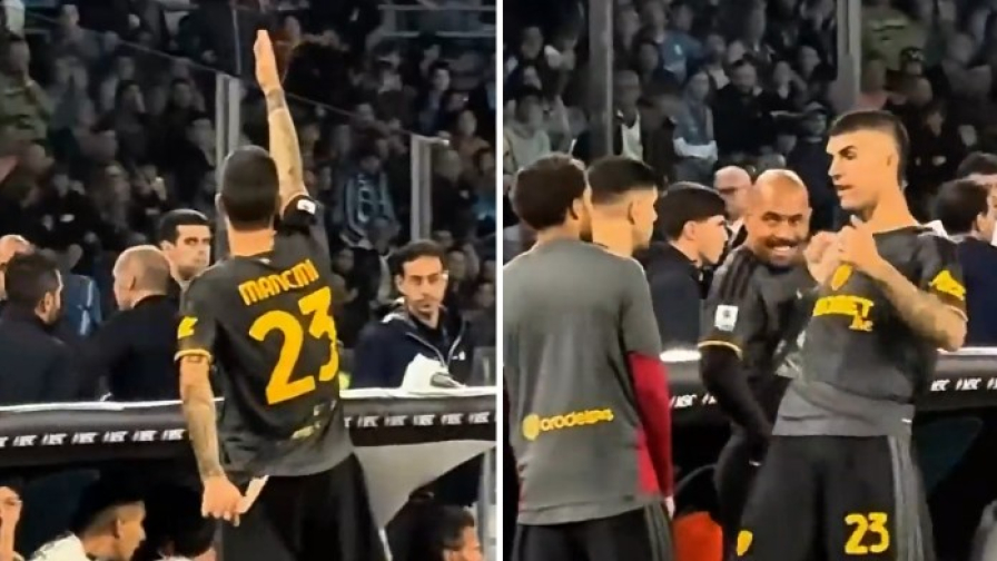 VIDEO Mancini vs Allegri: prima lo manda a quel paese, poi lo imita togliendosi la giacca